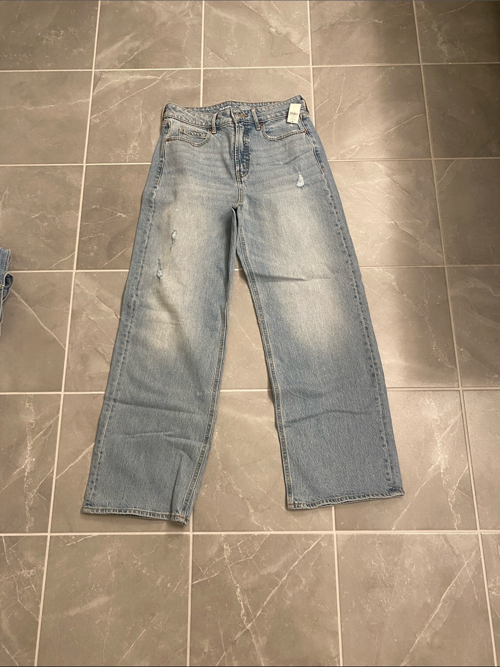 Old Navy Light Blue Wide-Leg Jeans